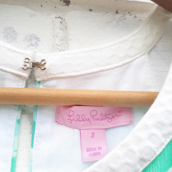 Lilly Pulitzer Pearl Shift Dress in Poolside Blue - Picture 4 of 9